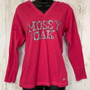 Mossy Oak Womens Pink Long Sleeve Medium
